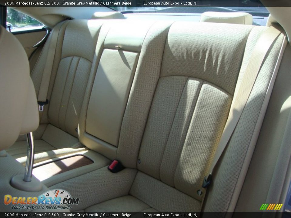 2006 Mercedes-Benz CLS 500 Granite Grey Metallic / Cashmere Beige Photo #11