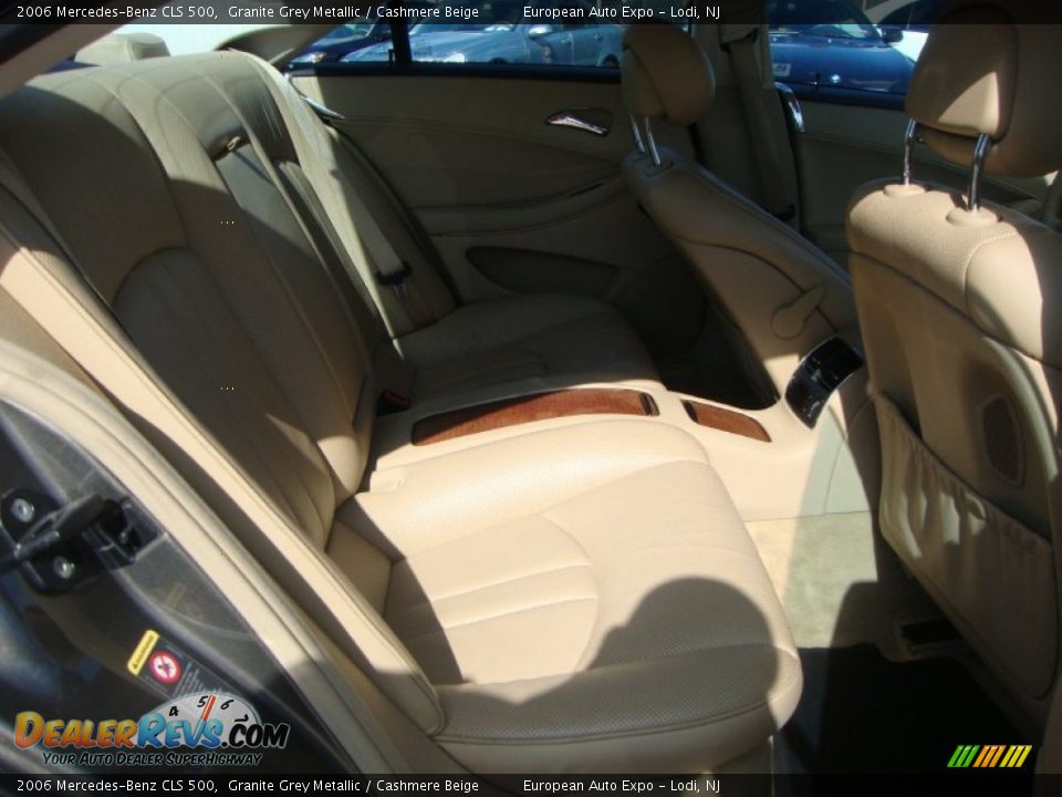 2006 Mercedes-Benz CLS 500 Granite Grey Metallic / Cashmere Beige Photo #14