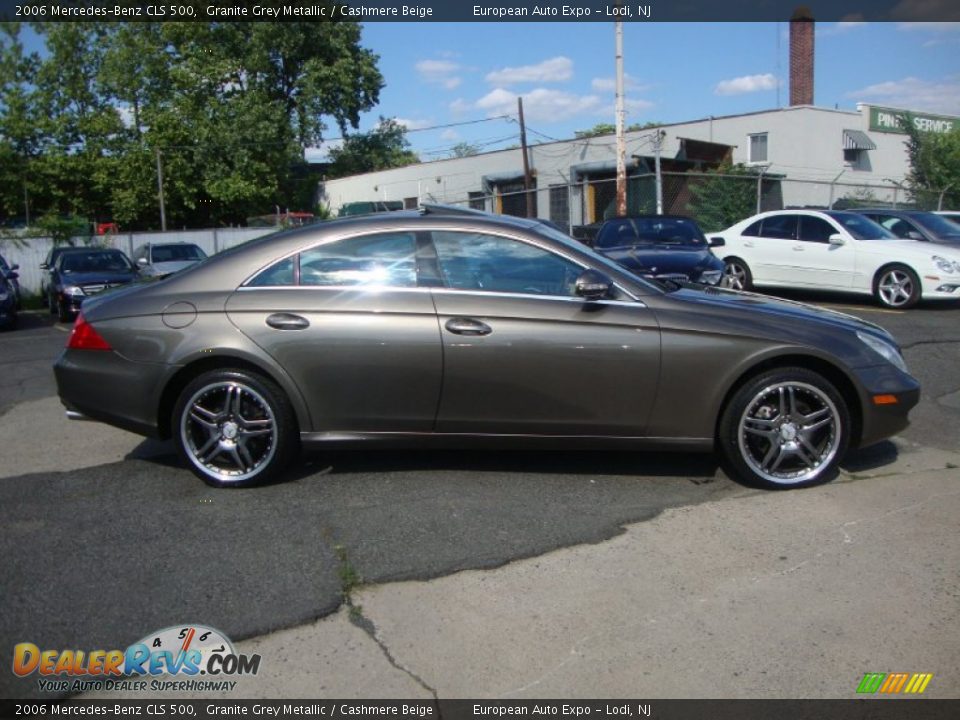 2006 Mercedes-Benz CLS 500 Granite Grey Metallic / Cashmere Beige Photo #15