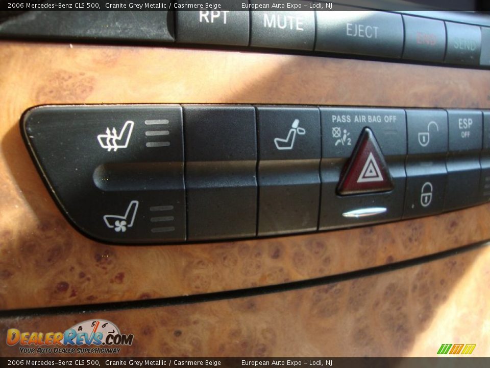 2006 Mercedes-Benz CLS 500 Granite Grey Metallic / Cashmere Beige Photo #23