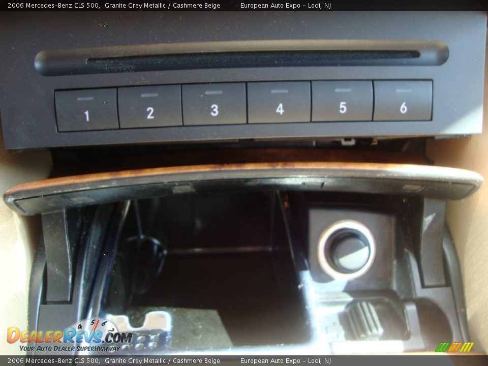 2006 Mercedes-Benz CLS 500 Granite Grey Metallic / Cashmere Beige Photo #25
