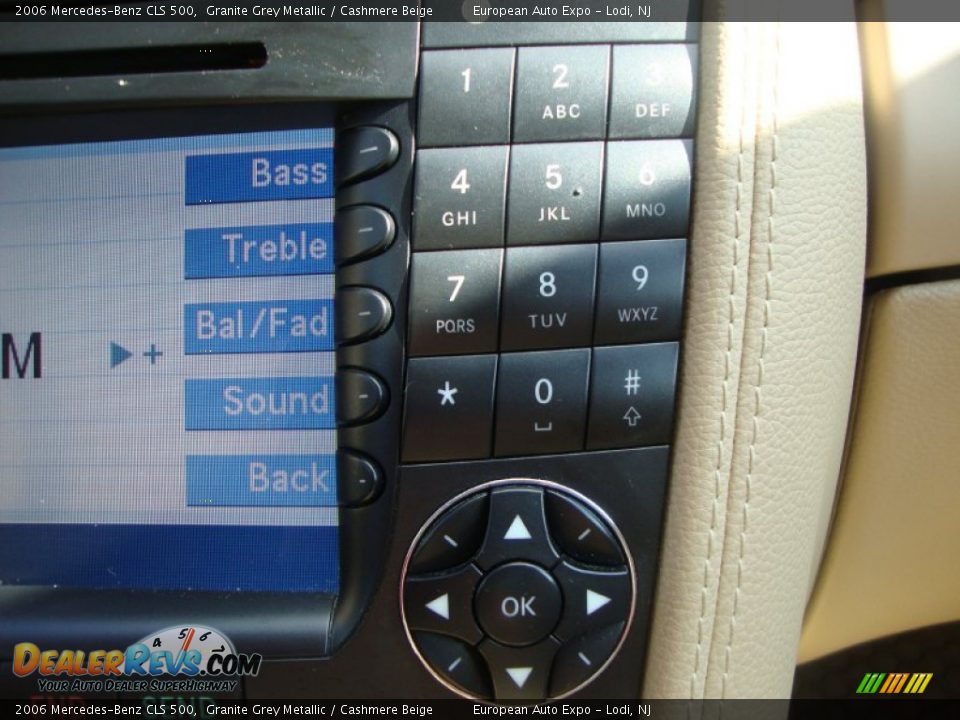 2006 Mercedes-Benz CLS 500 Granite Grey Metallic / Cashmere Beige Photo #27