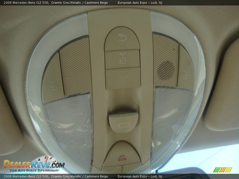 2006 Mercedes-Benz CLS 500 Granite Grey Metallic / Cashmere Beige Photo #31