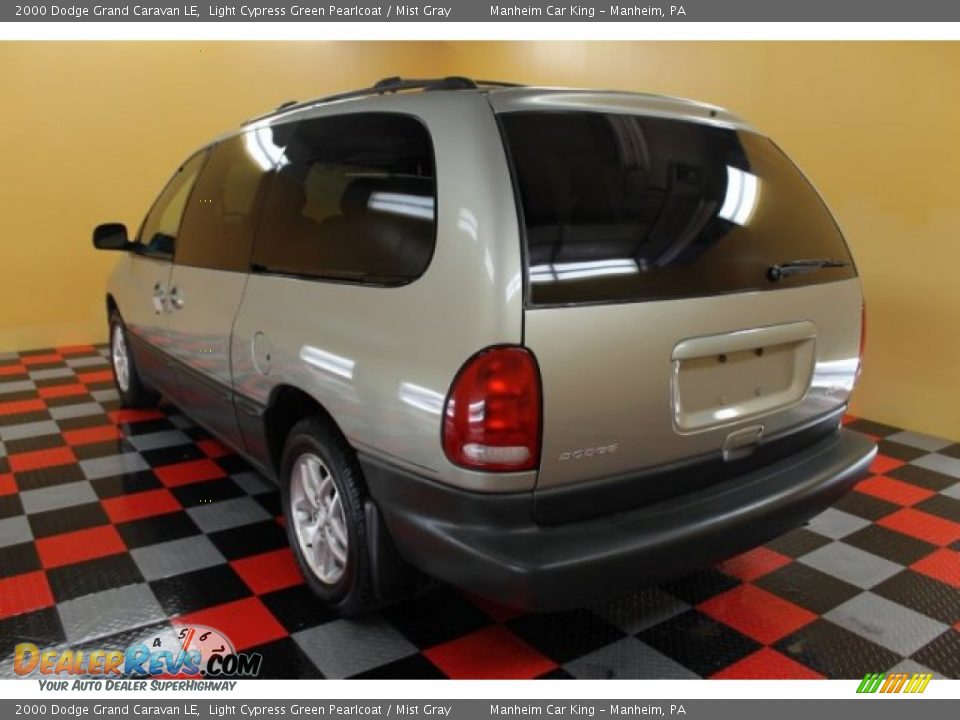 2000 Dodge Grand Caravan LE Light Cypress Green Pearlcoat / Mist Gray Photo #3