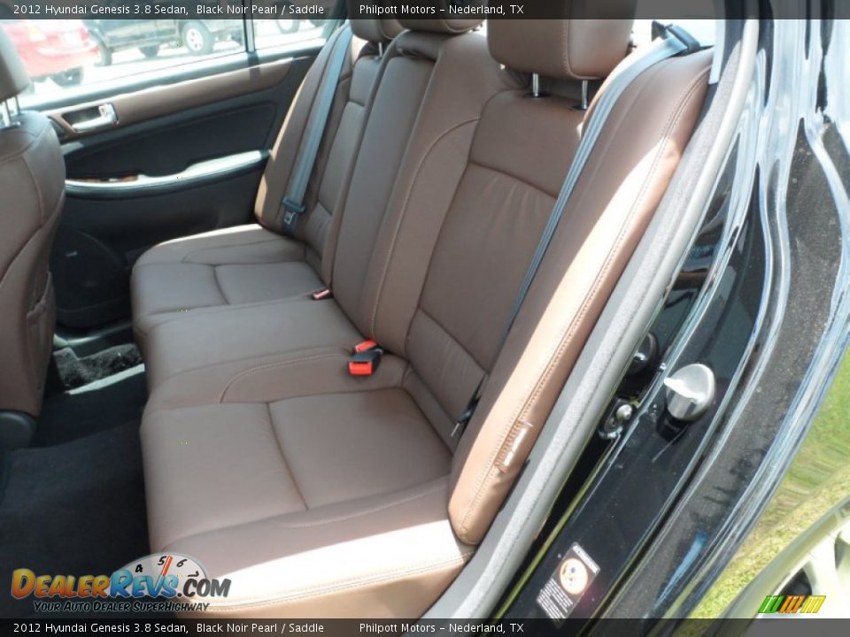 Saddle Interior - 2012 Hyundai Genesis 3.8 Sedan Photo #21