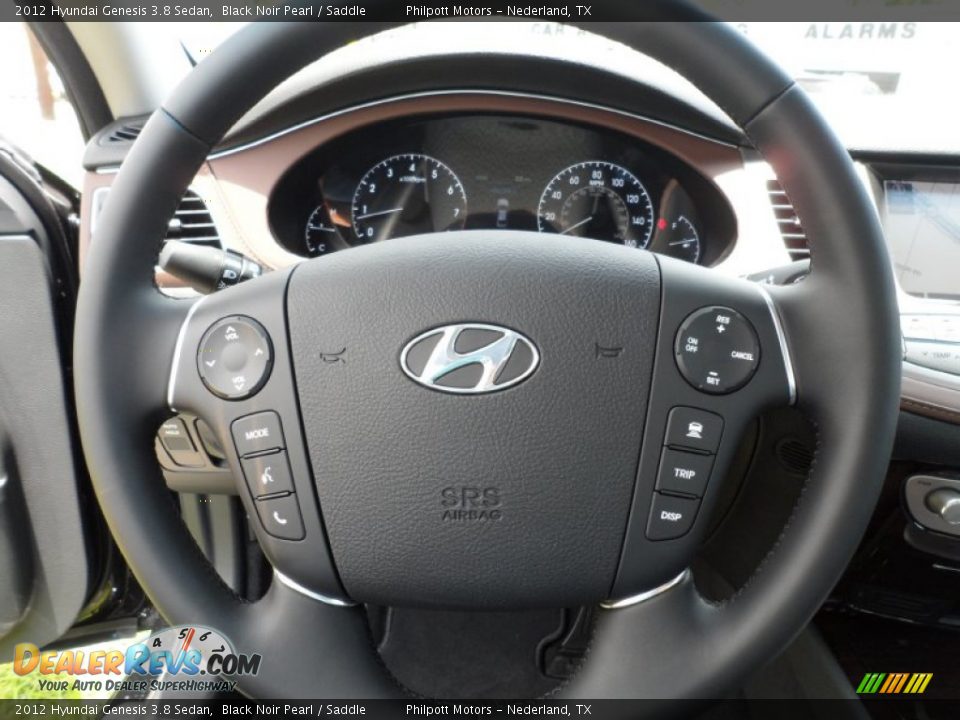 2012 Hyundai Genesis 3.8 Sedan Steering Wheel Photo #35