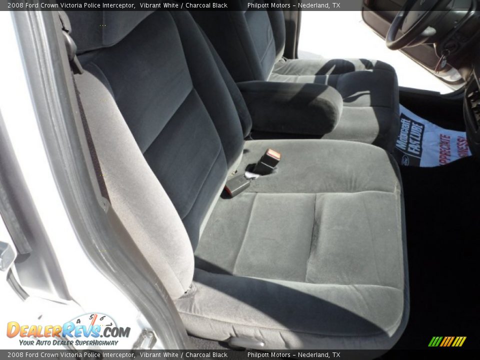 Charcoal Black Interior - 2008 Ford Crown Victoria Police Interceptor Photo #29