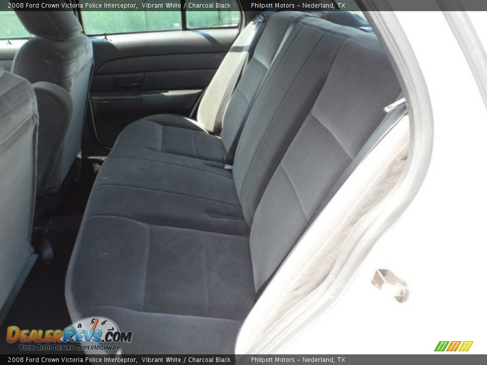 Charcoal Black Interior - 2008 Ford Crown Victoria Police Interceptor Photo #34