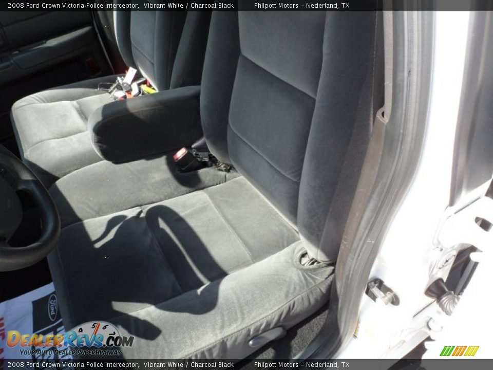 Charcoal Black Interior - 2008 Ford Crown Victoria Police Interceptor Photo #36