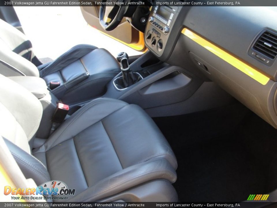 Anthracite Interior - 2007 Volkswagen Jetta GLI Fahrenheit Edition Sedan Photo #15