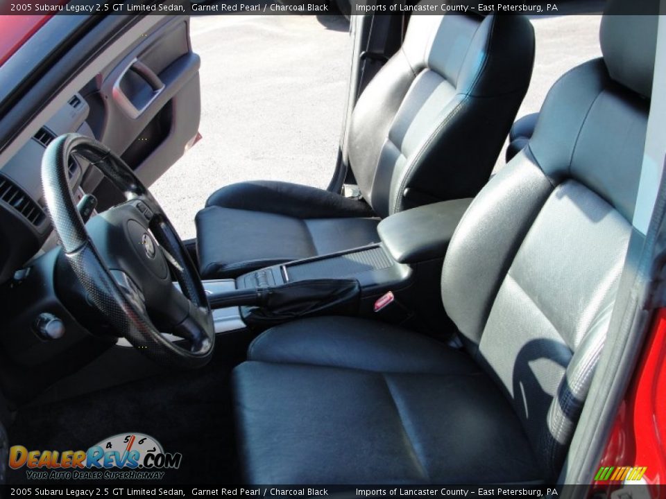 2005 Subaru Legacy 2.5 GT Limited Sedan Garnet Red Pearl / Charcoal Black Photo #7