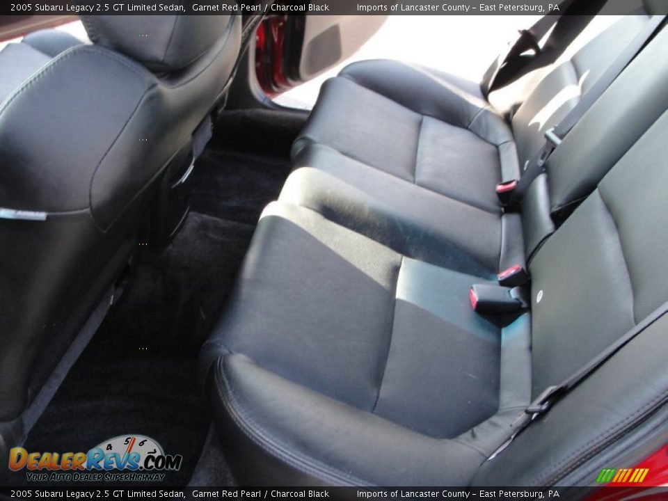 2005 Subaru Legacy 2.5 GT Limited Sedan Garnet Red Pearl / Charcoal Black Photo #13