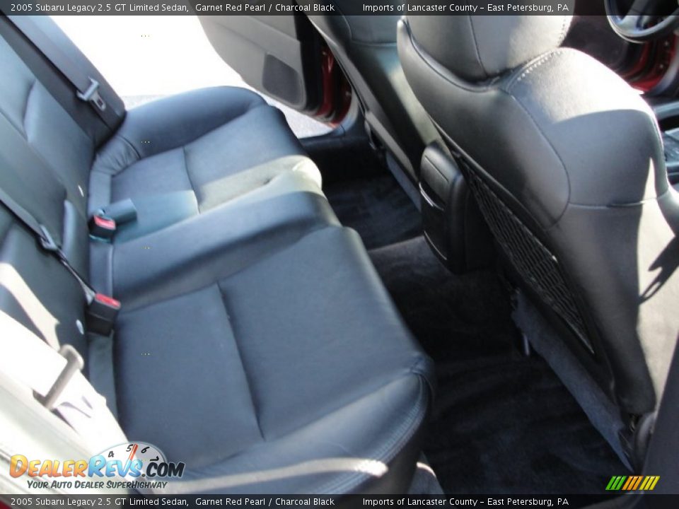2005 Subaru Legacy 2.5 GT Limited Sedan Garnet Red Pearl / Charcoal Black Photo #14