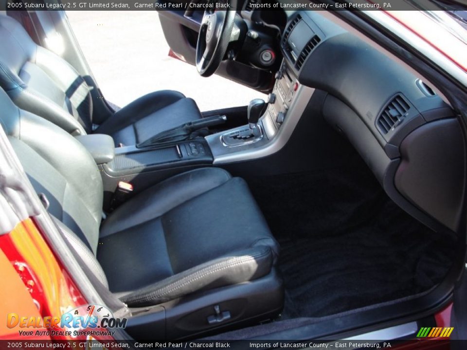2005 Subaru Legacy 2.5 GT Limited Sedan Garnet Red Pearl / Charcoal Black Photo #15
