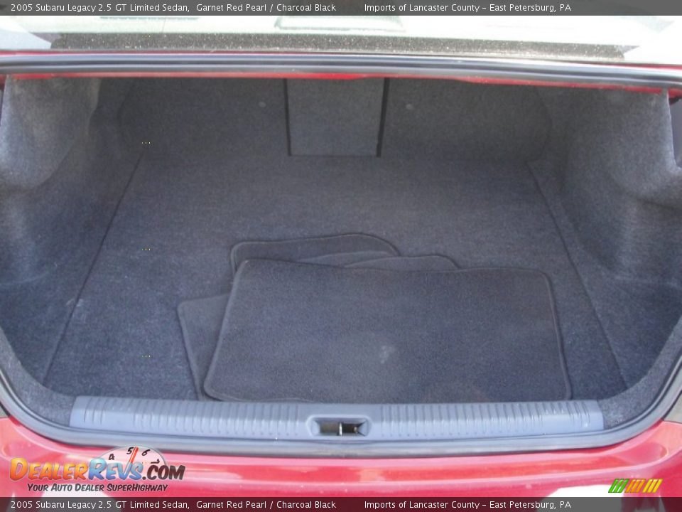 2005 Subaru Legacy 2.5 GT Limited Sedan Garnet Red Pearl / Charcoal Black Photo #16