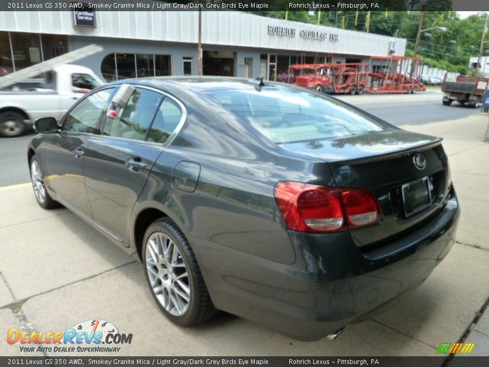 2011 Lexus GS 350 AWD Smokey Granite Mica / Light Gray/Dark Grey Birds Eye Maple Photo #2