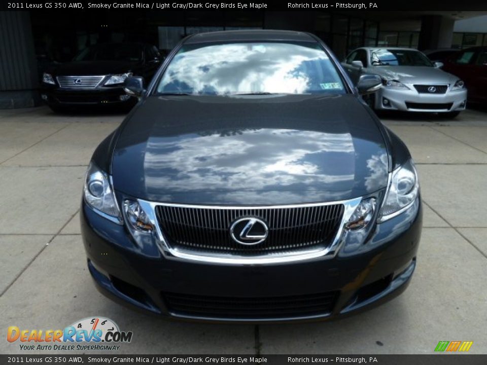 2011 Lexus GS 350 AWD Smokey Granite Mica / Light Gray/Dark Grey Birds Eye Maple Photo #7