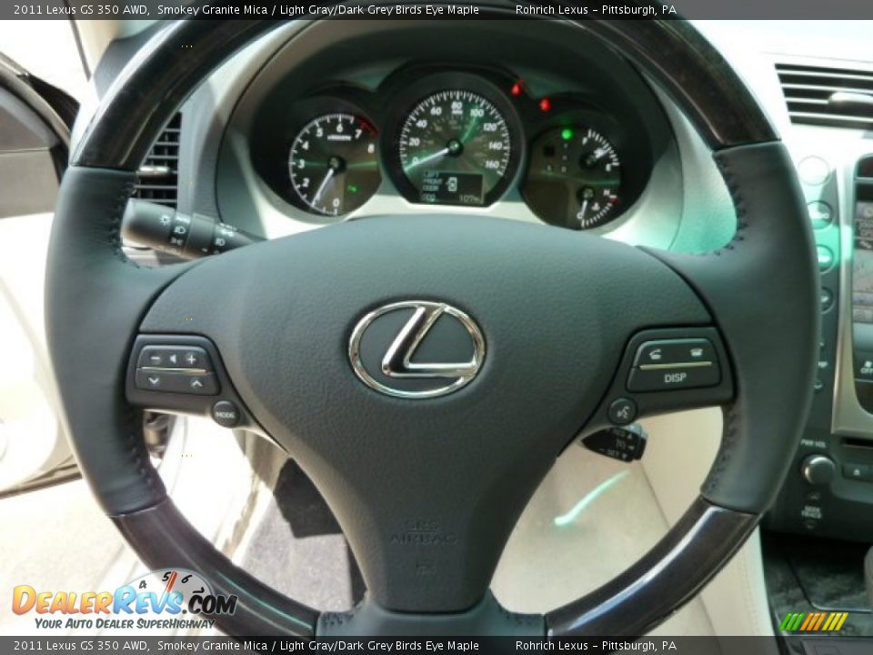 2011 Lexus GS 350 AWD Steering Wheel Photo #17