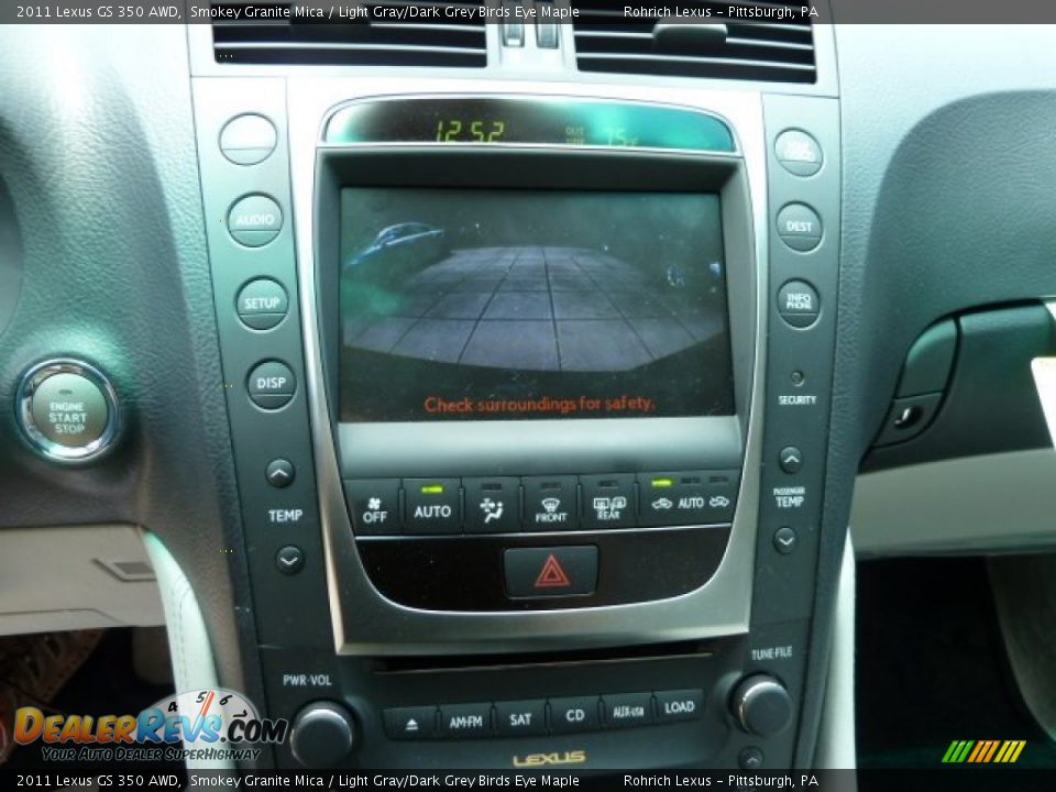 Controls of 2011 Lexus GS 350 AWD Photo #18