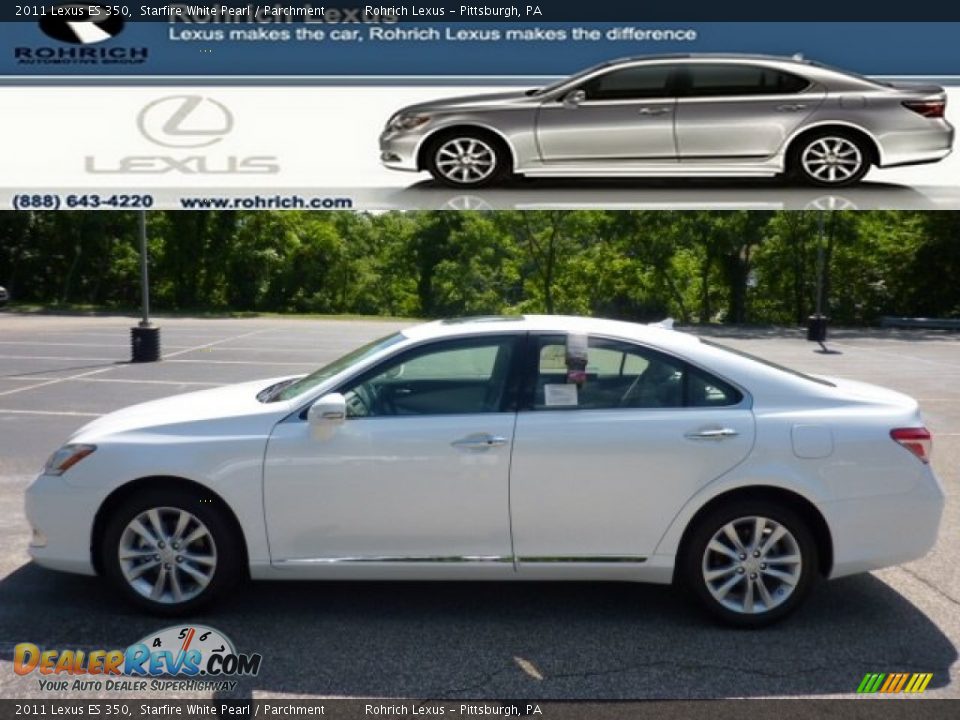 2011 Lexus ES 350 Starfire White Pearl / Parchment Photo #1