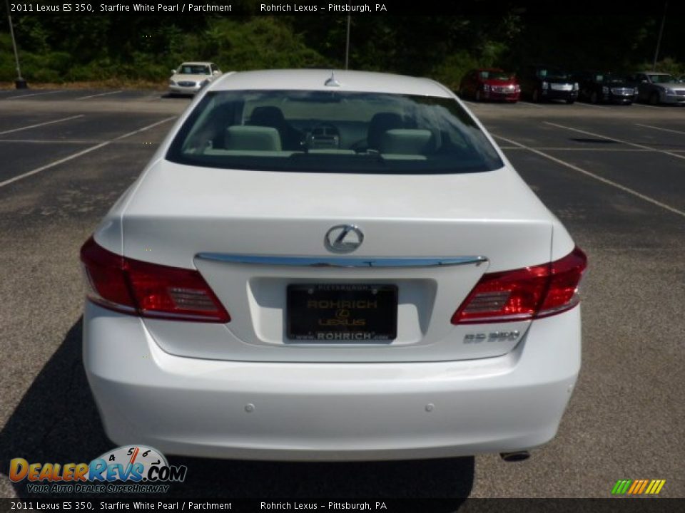 2011 Lexus ES 350 Starfire White Pearl / Parchment Photo #2