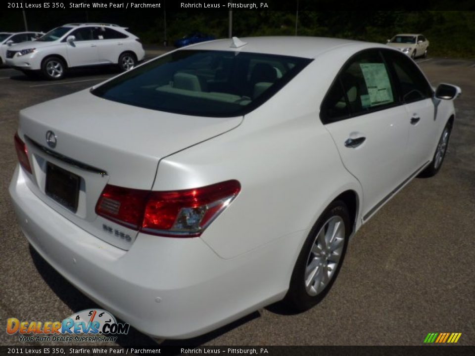 2011 Lexus ES 350 Starfire White Pearl / Parchment Photo #3