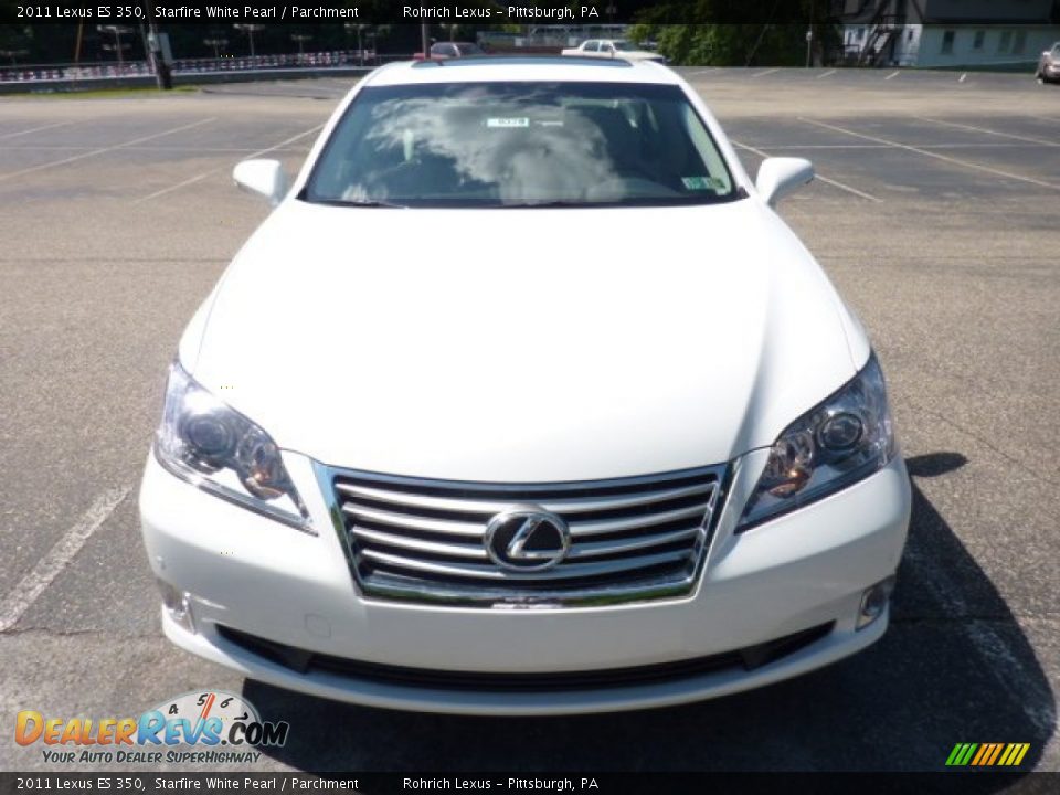 2011 Lexus ES 350 Starfire White Pearl / Parchment Photo #6
