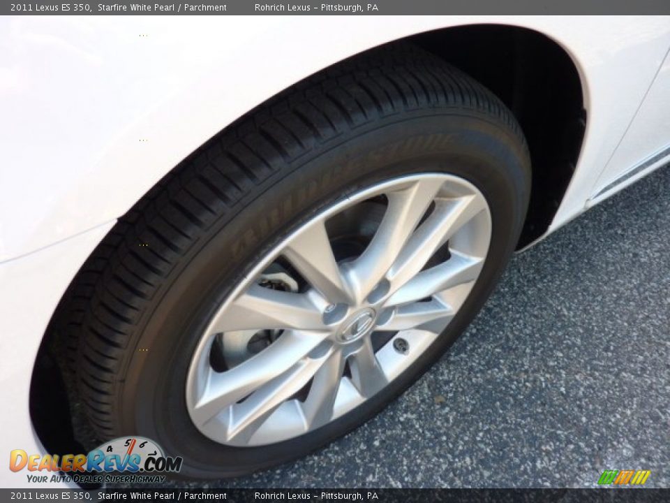 2011 Lexus ES 350 Starfire White Pearl / Parchment Photo #8