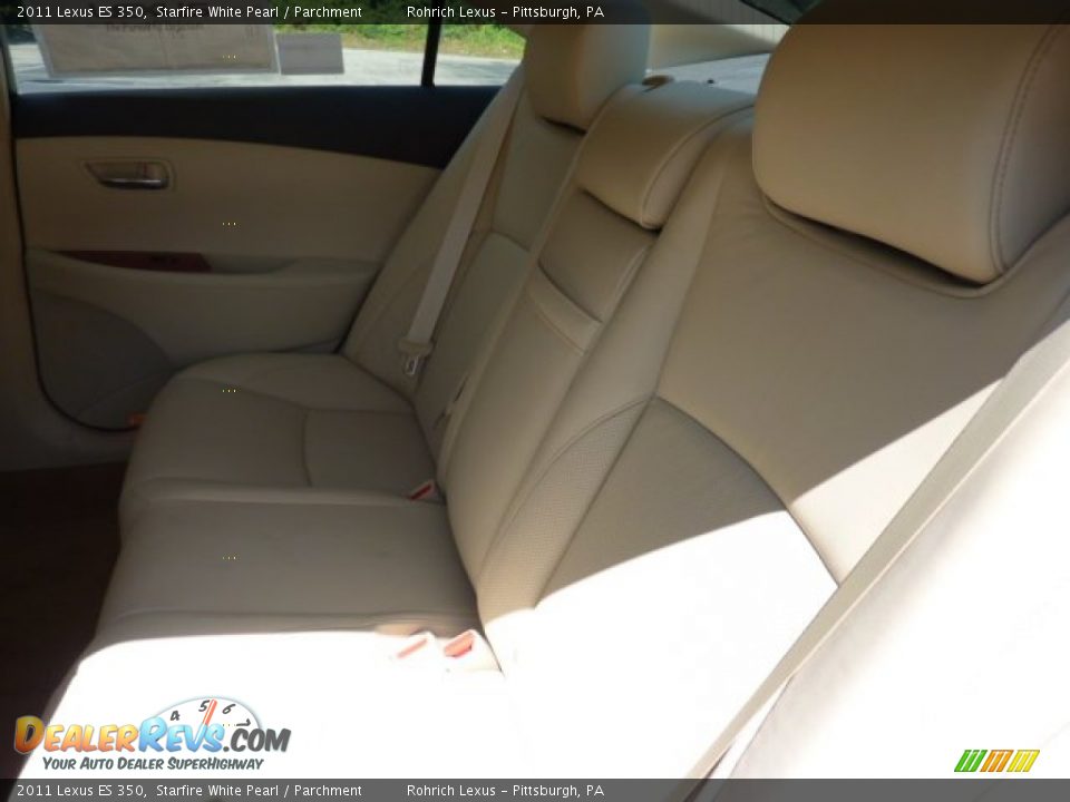 2011 Lexus ES 350 Starfire White Pearl / Parchment Photo #10