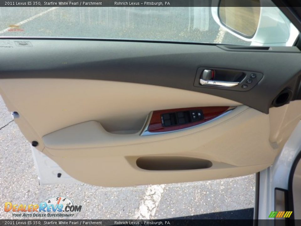 2011 Lexus ES 350 Starfire White Pearl / Parchment Photo #13