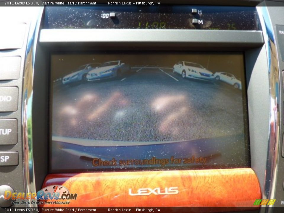 2011 Lexus ES 350 Starfire White Pearl / Parchment Photo #17