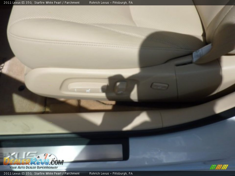 2011 Lexus ES 350 Starfire White Pearl / Parchment Photo #18