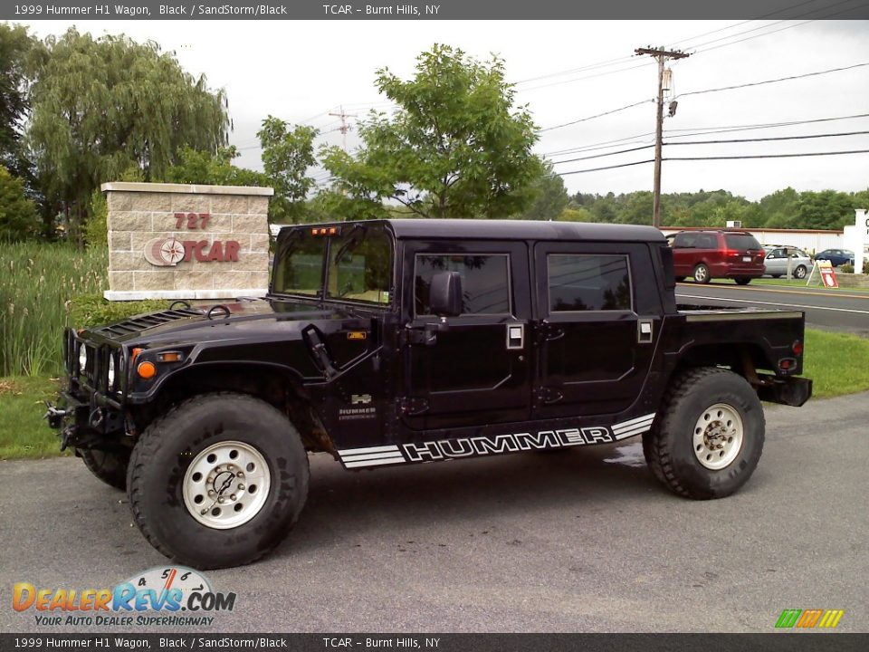 1999 Hummer H1 Wagon Black / SandStorm/Black Photo #1