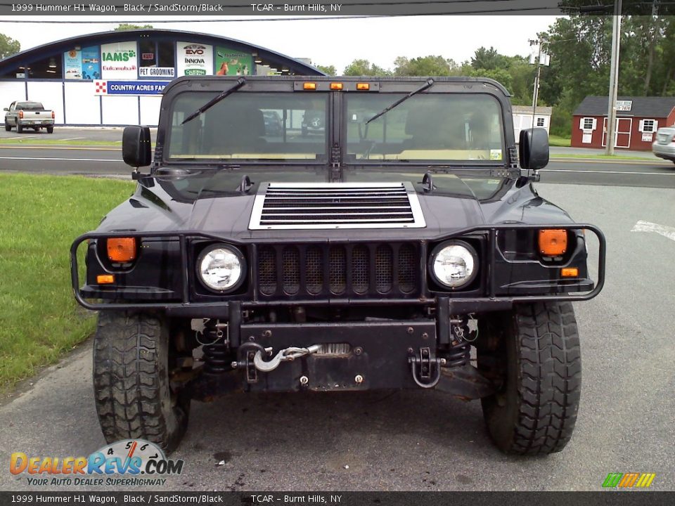1999 Hummer H1 Wagon Black / SandStorm/Black Photo #2