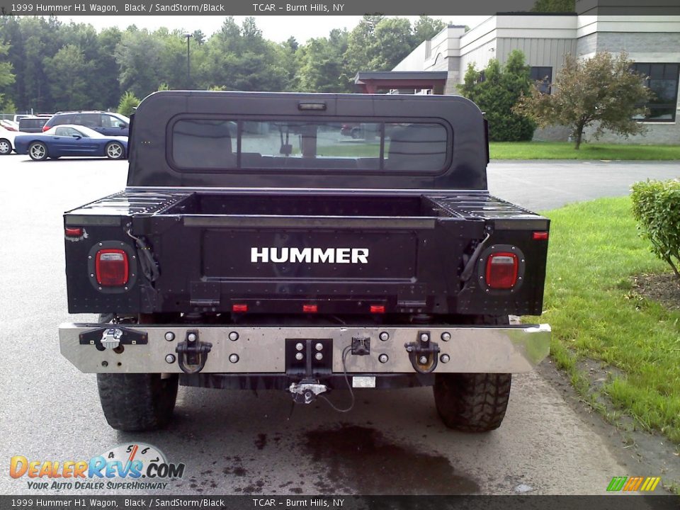 1999 Hummer H1 Wagon Black / SandStorm/Black Photo #5