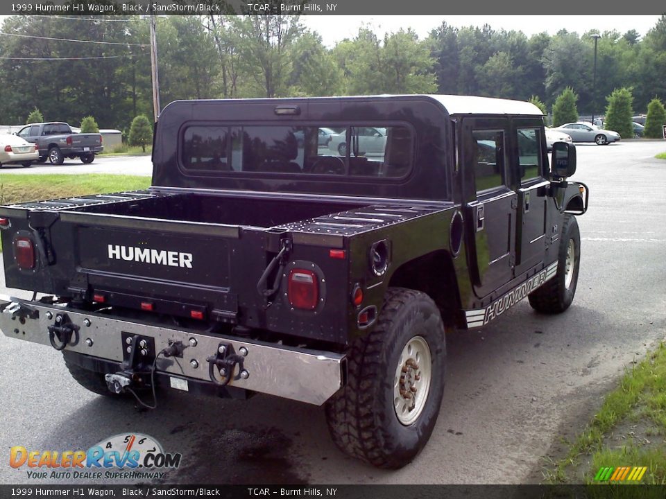Black 1999 Hummer H1 Wagon Photo #6
