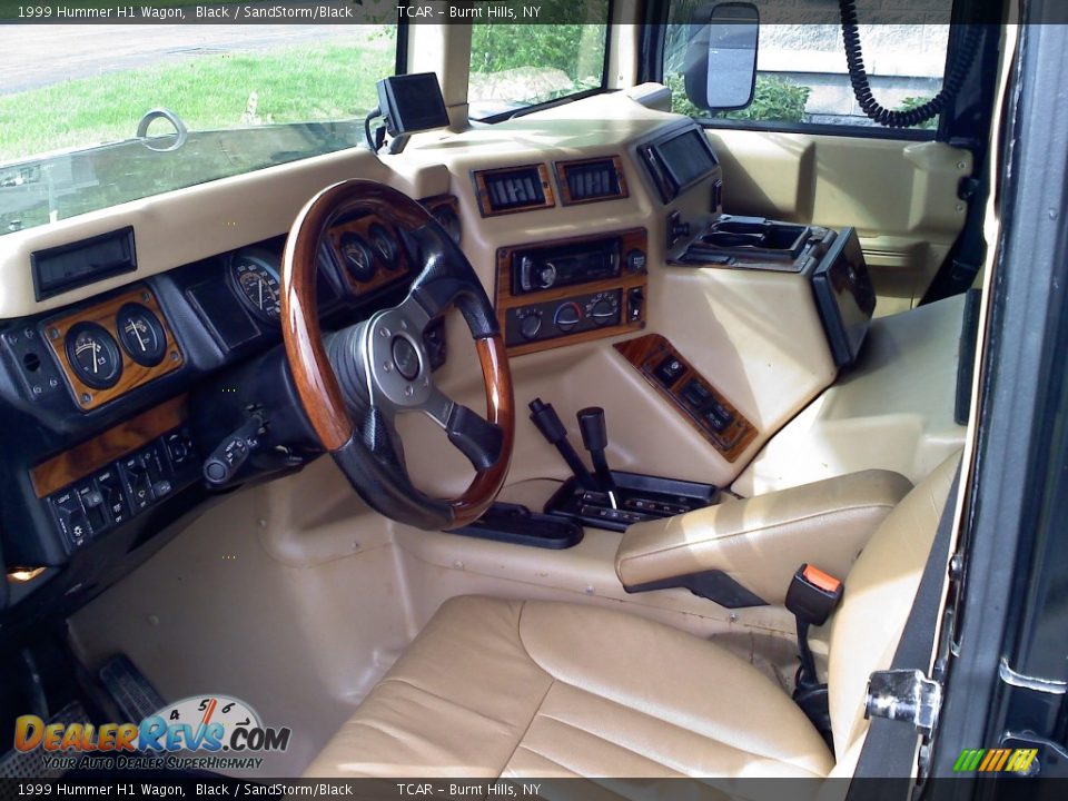 SandStorm/Black Interior - 1999 Hummer H1 Wagon Photo #7