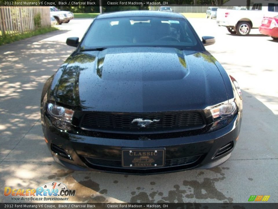 2012 Ford Mustang V6 Coupe Black / Charcoal Black Photo #2