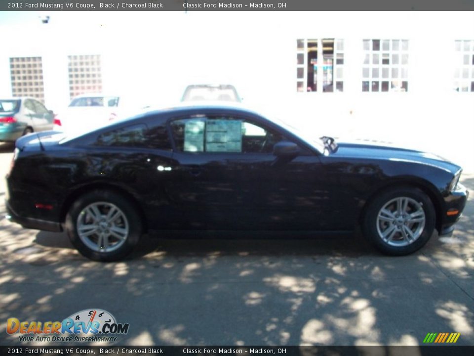 2012 Ford Mustang V6 Coupe Black / Charcoal Black Photo #4