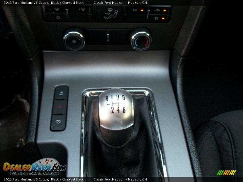 2012 Ford Mustang V6 Coupe Black / Charcoal Black Photo #11