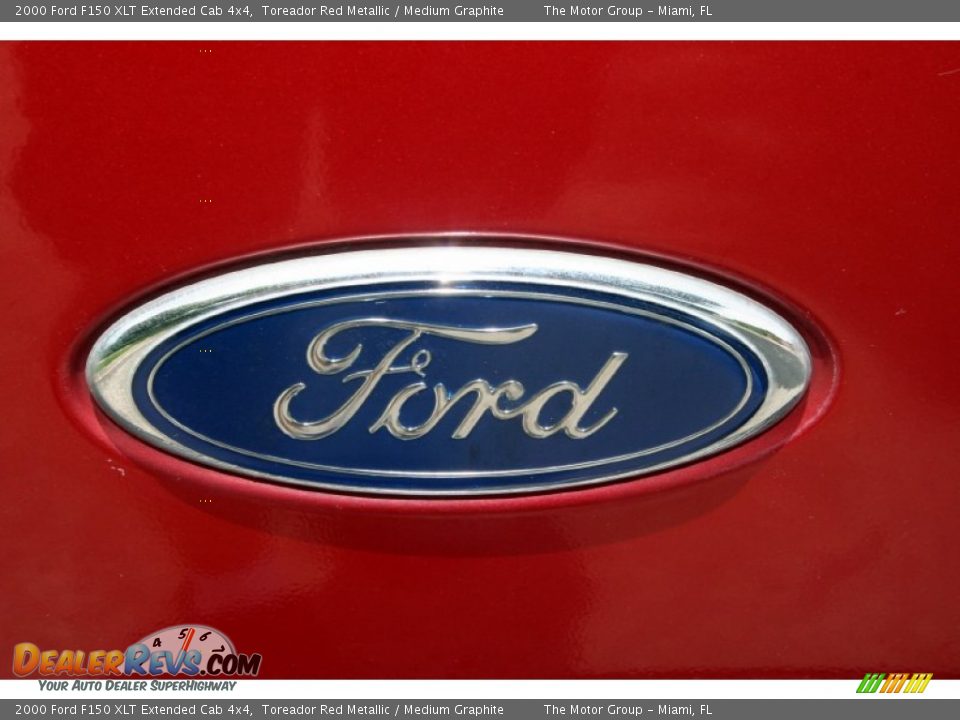 2000 Ford F150 XLT Extended Cab 4x4 Toreador Red Metallic / Medium Graphite Photo #16