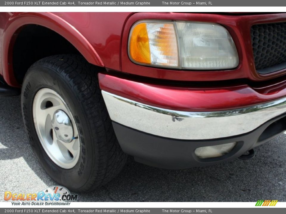 2000 Ford F150 XLT Extended Cab 4x4 Toreador Red Metallic / Medium Graphite Photo #19