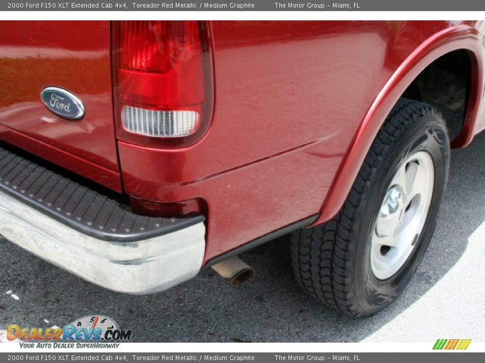 2000 Ford F150 XLT Extended Cab 4x4 Toreador Red Metallic / Medium Graphite Photo #22