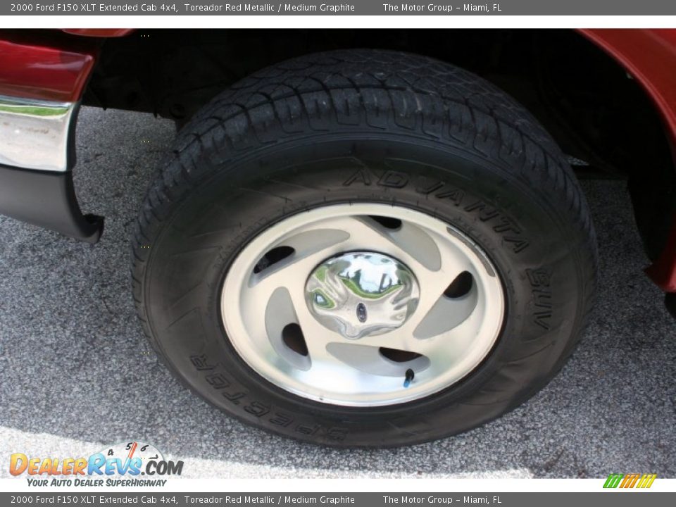 2000 Ford F150 XLT Extended Cab 4x4 Toreador Red Metallic / Medium Graphite Photo #25