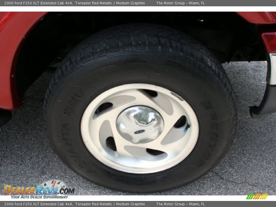 2000 Ford F150 XLT Extended Cab 4x4 Toreador Red Metallic / Medium Graphite Photo #26