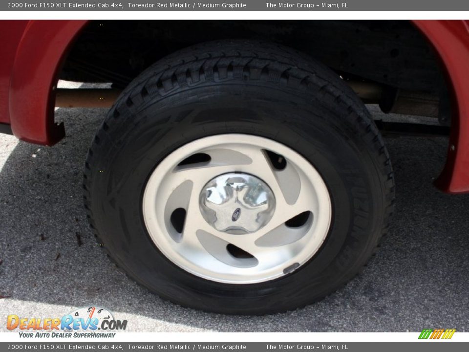 2000 Ford F150 XLT Extended Cab 4x4 Toreador Red Metallic / Medium Graphite Photo #27