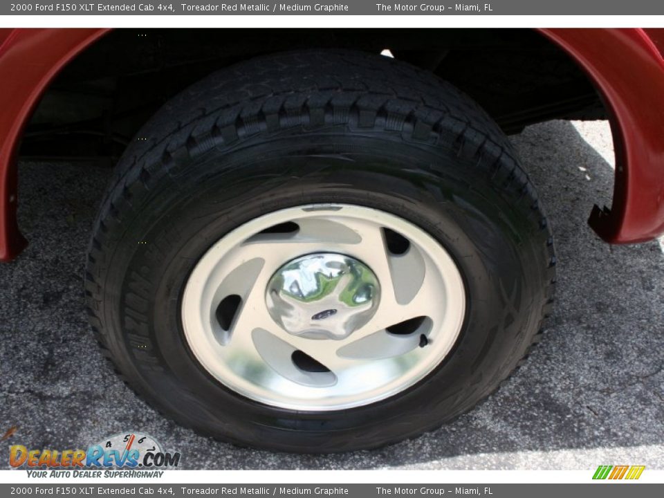 2000 Ford F150 XLT Extended Cab 4x4 Toreador Red Metallic / Medium Graphite Photo #28