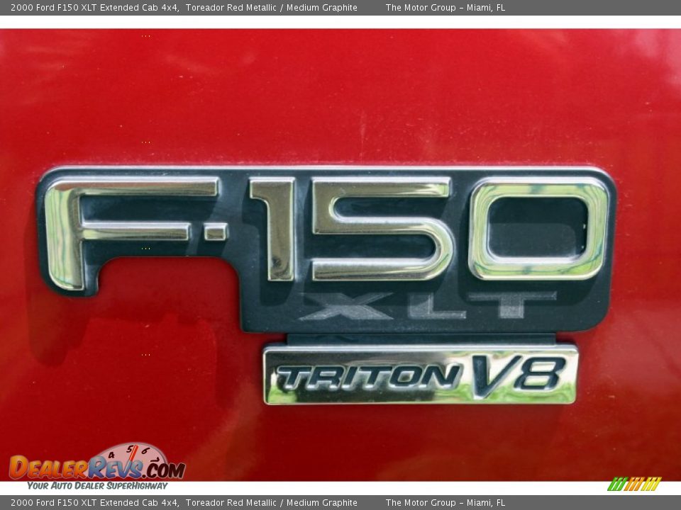 2000 Ford F150 XLT Extended Cab 4x4 Toreador Red Metallic / Medium Graphite Photo #29