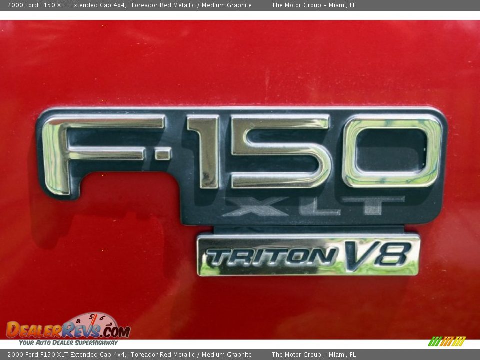 2000 Ford F150 XLT Extended Cab 4x4 Toreador Red Metallic / Medium Graphite Photo #30