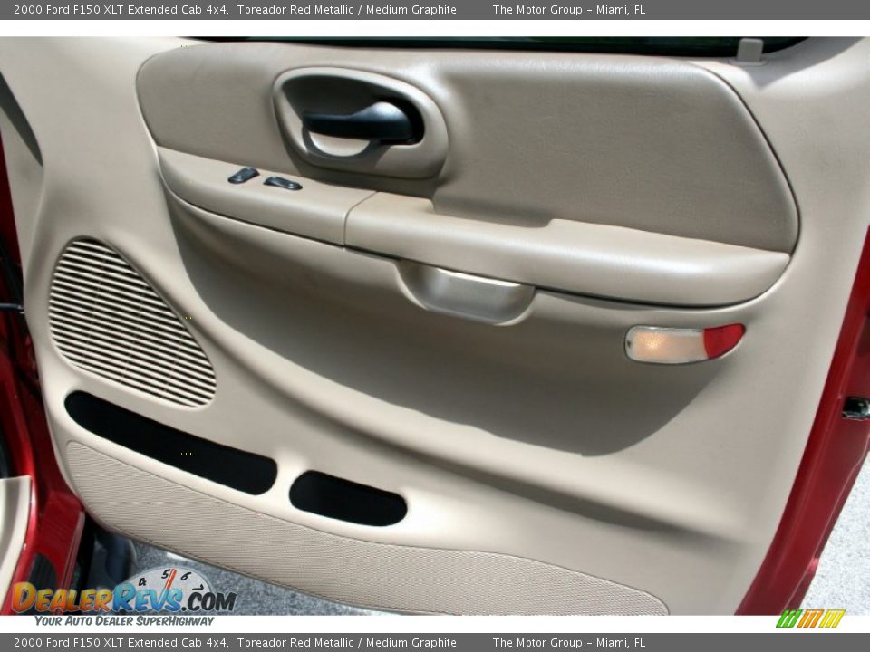 2000 Ford F150 XLT Extended Cab 4x4 Toreador Red Metallic / Medium Graphite Photo #34
